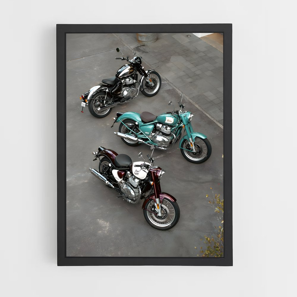 Poster Trois Roues d'Aventure – affiche Royal Enfield (vue 2)